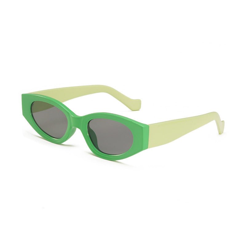Green polygon sunglasses lovelysboutique square frame trendy women's accessories
